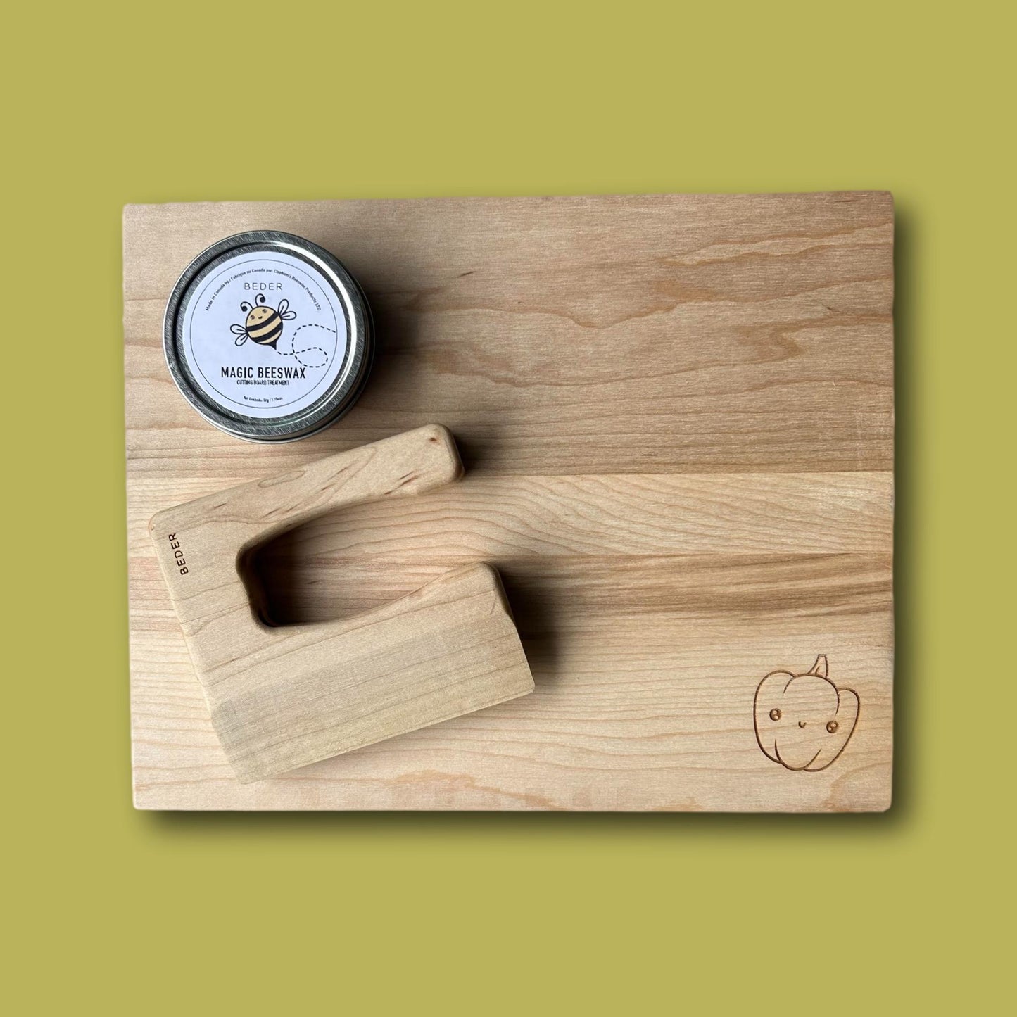 BEDER Kids Cutting Board Kit (Pepper)